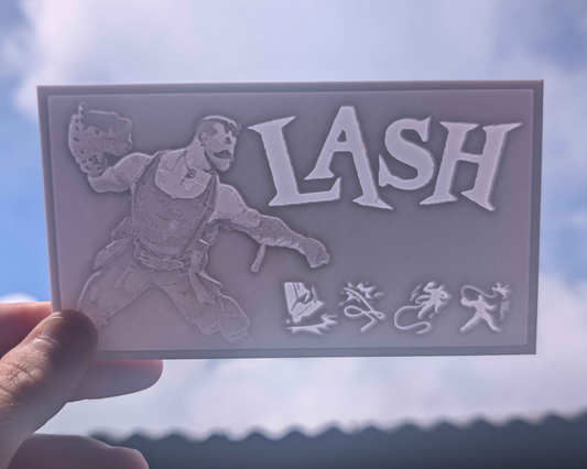 Deadlock Lithophanes Hero Cards